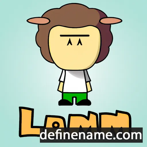 cartoon of the name Lam