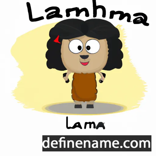 Lamah cartoon