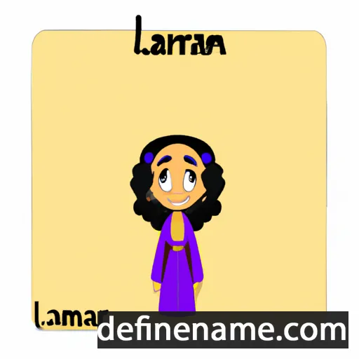 cartoon of the name Lamari