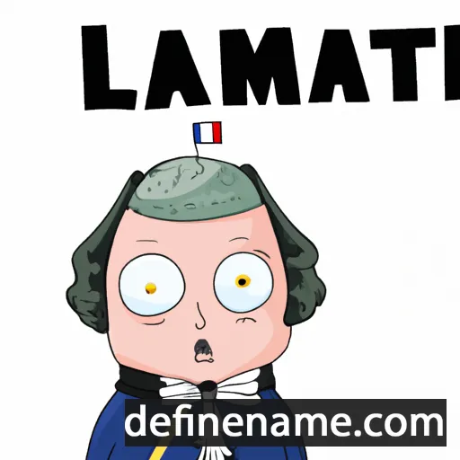 cartoon of the name Lamartine