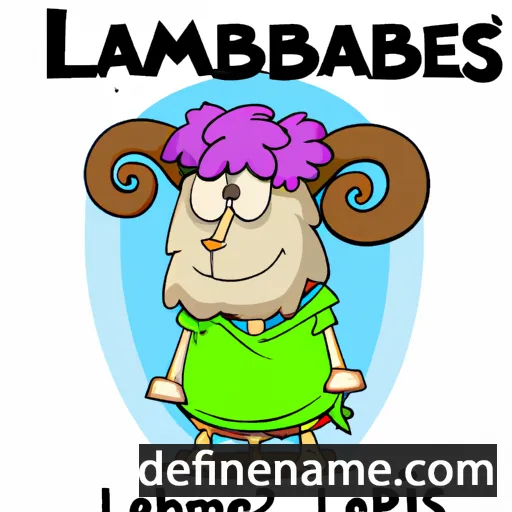 cartoon of the name Lambis