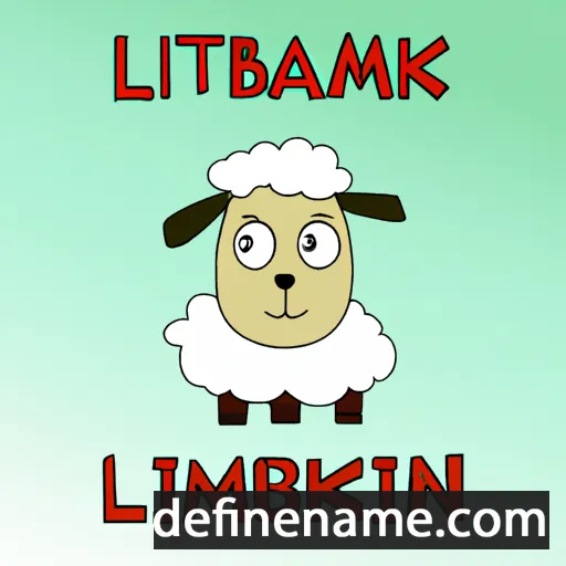 cartoon of the name Lambkin