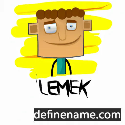 cartoon of the name Lamek