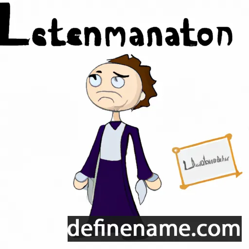 cartoon of the name Lamentation