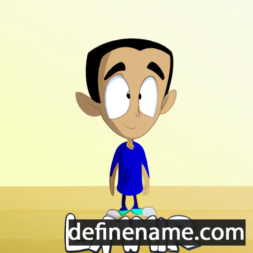 cartoon of the name Lamir