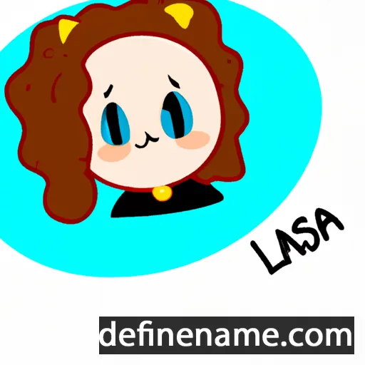 cartoon of the name Lársa