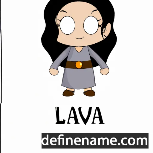 cartoon of the name Lávra