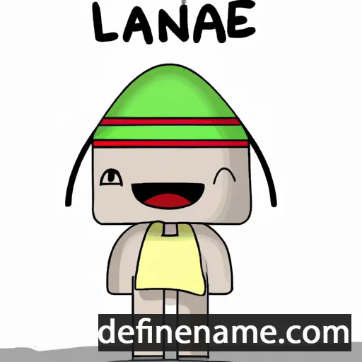 cartoon of the name Lâpáne