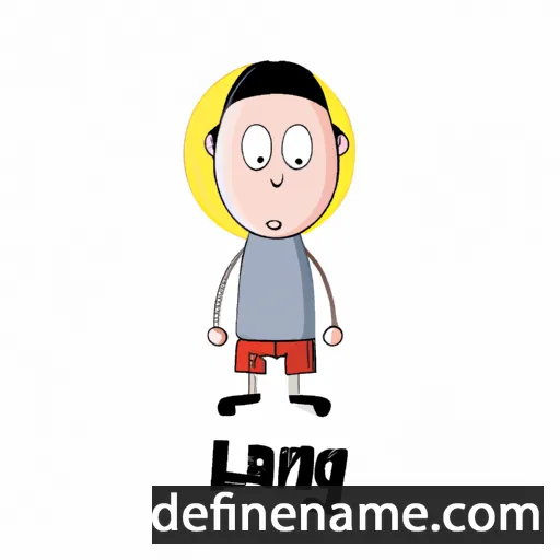 cartoon of the name Lãng