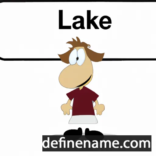 cartoon of the name Lamke