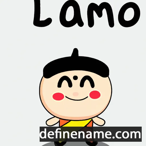 cartoon of the name Lamnao