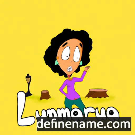 cartoon of the name Lamoura