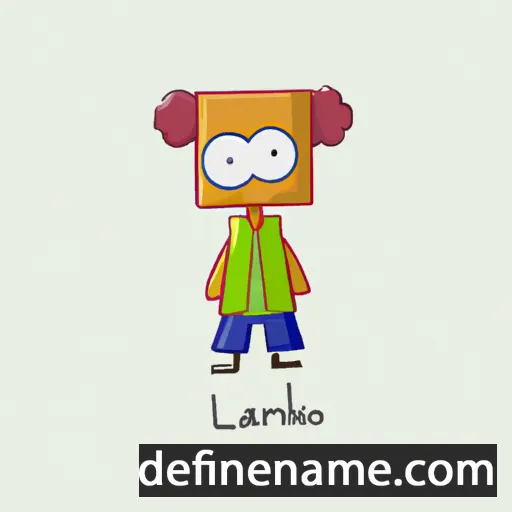 cartoon of the name Lamriko