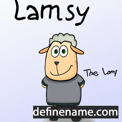 cartoon of the name Lamsey