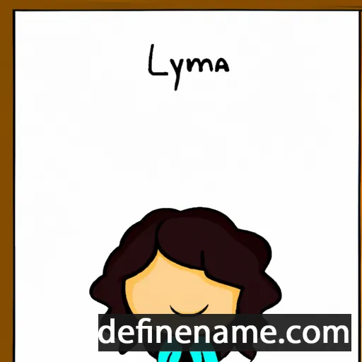 cartoon of the name Lamyra