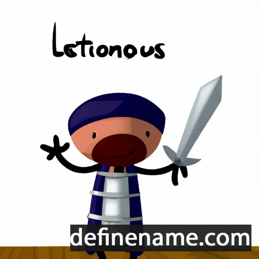 cartoon of the name Lancelottus