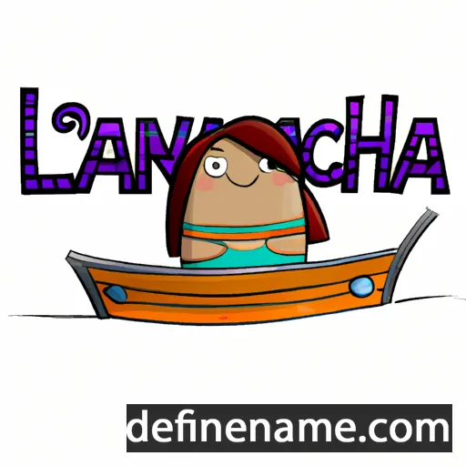 cartoon of the name Lancha