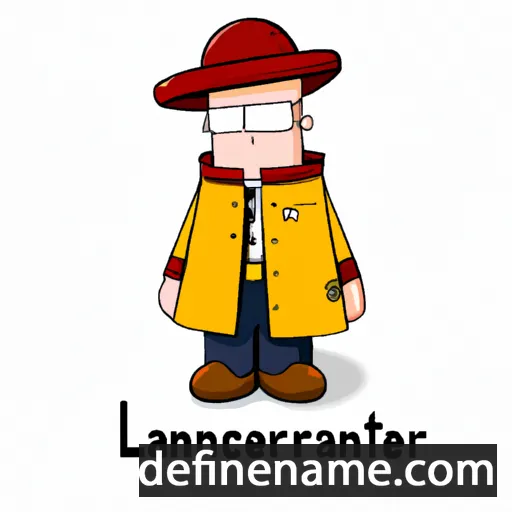 cartoon of the name Lancret