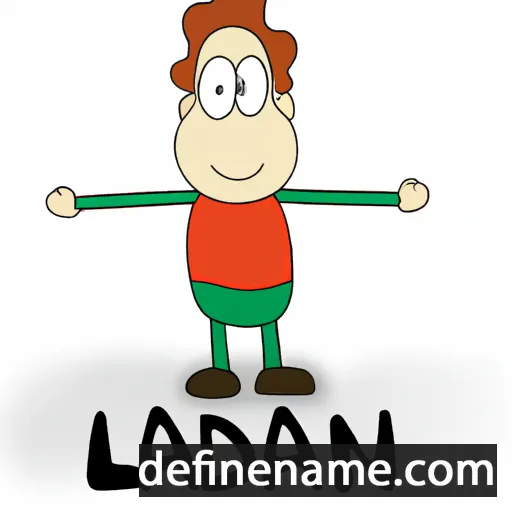 cartoon of the name Landan