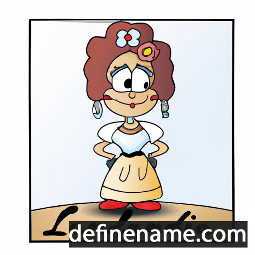 cartoon of the name Landelina