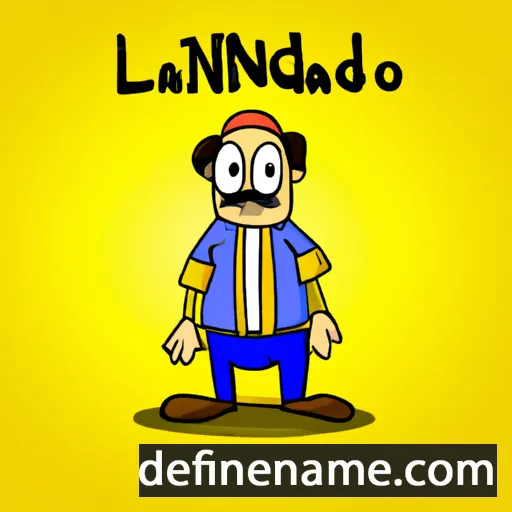 cartoon of the name Landelino