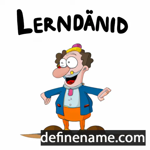 cartoon of the name Landericu