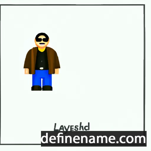 cartoon of the name Landysh