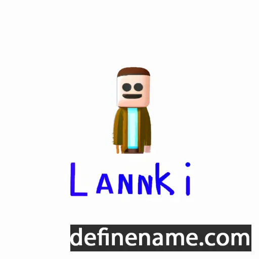 cartoon of the name Lanfrank