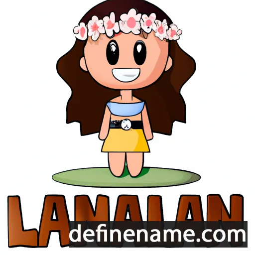 cartoon of the name Lanikai