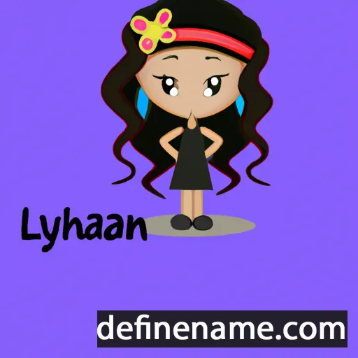 cartoon of the name Lanyah