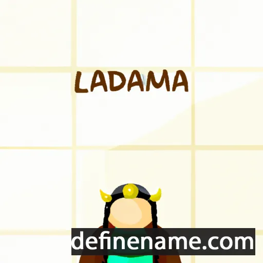 cartoon of the name Laodamia