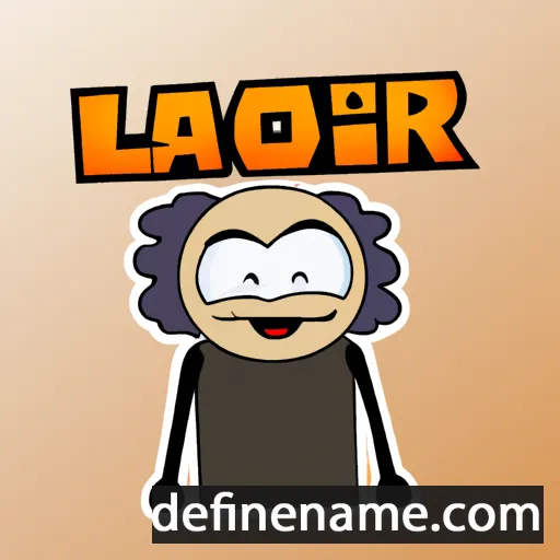 cartoon of the name Laor