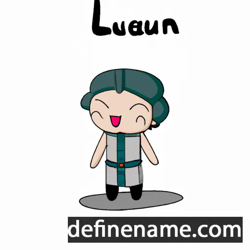 cartoon of the name Laouenan