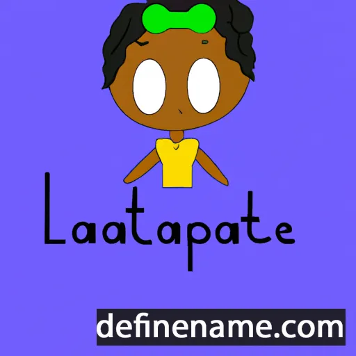 cartoon of the name Lapatrice