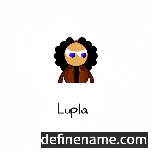 cartoon of the name Lapaula