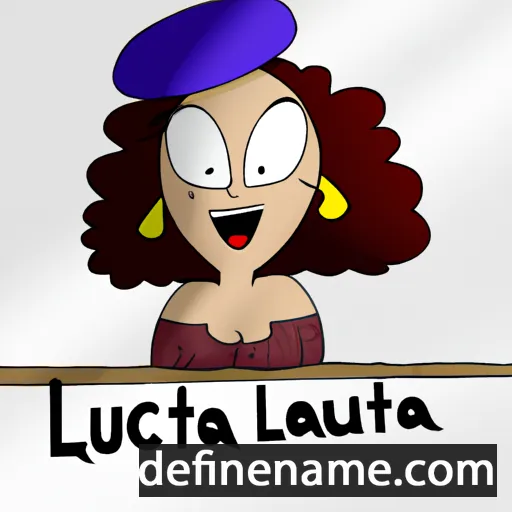 cartoon of the name Laquetta