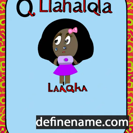 cartoon of the name Laquifa