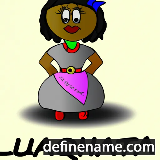 cartoon of the name Laquitta