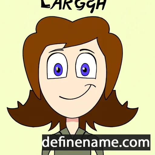 cartoon of the name Laragh