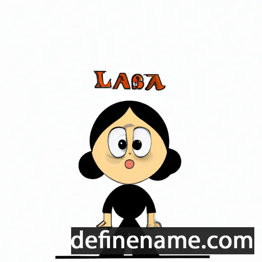 cartoon of the name Laralisa