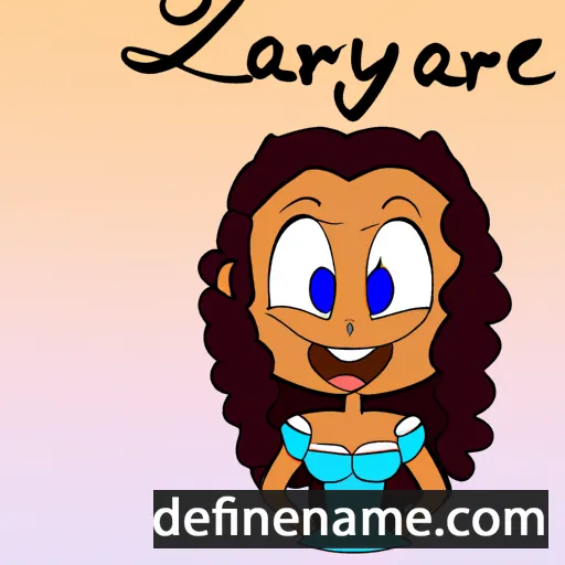 Larayne cartoon