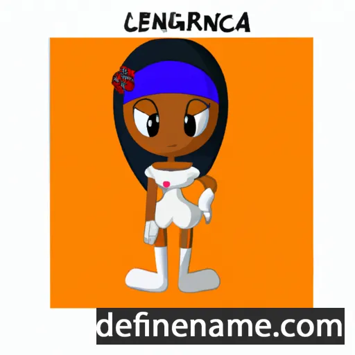 cartoon of the name Larencia