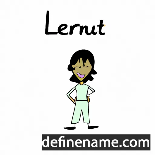 cartoon of the name Larentu