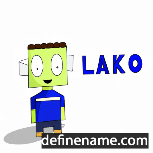 cartoon of the name Lariko