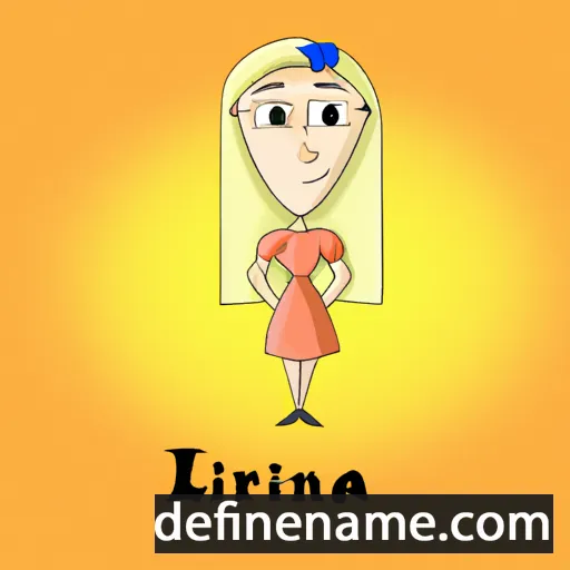 cartoon of the name Larina