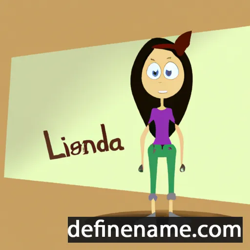 cartoon of the name Larinda