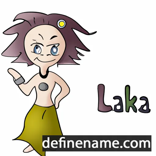 Larka cartoon