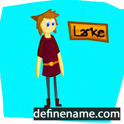 cartoon of the name Larke