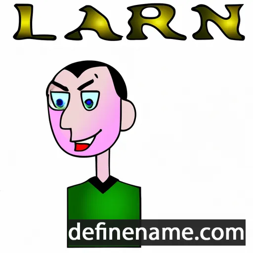 cartoon of the name Larken