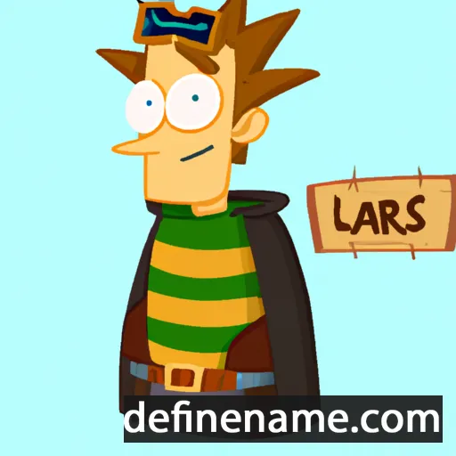 cartoon of the name Larkus